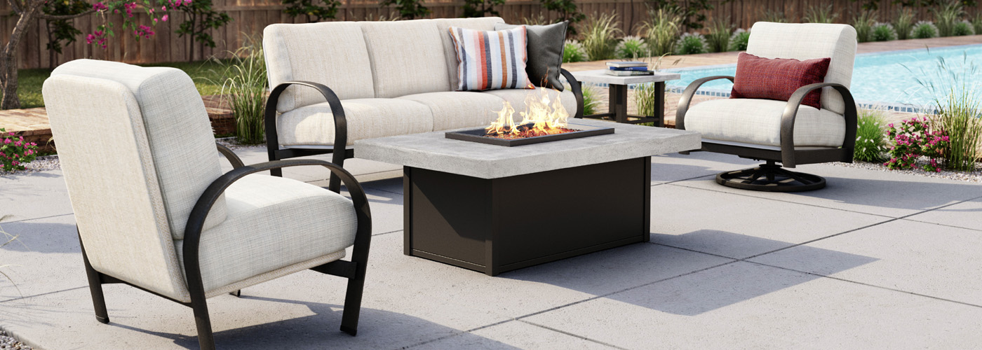Homecrest Concrete Fire Tables Collection