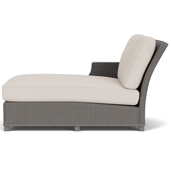 Lloyd Flanders Hamptons Right Arm Sectional Chaise Open Side View