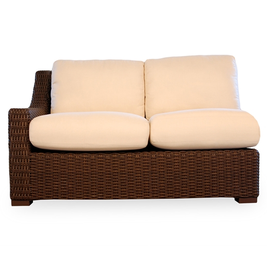 Mesa Wicker L-Sectional with Teak Table - LF-MESA-SET15