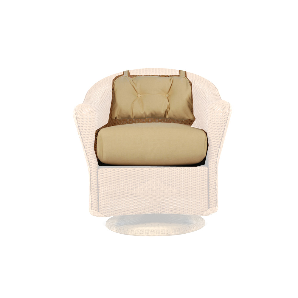 Lloyd Flanders Reflections Swivel Dining Chair Back Pad and Seat Cushion - 9901-9701-9070