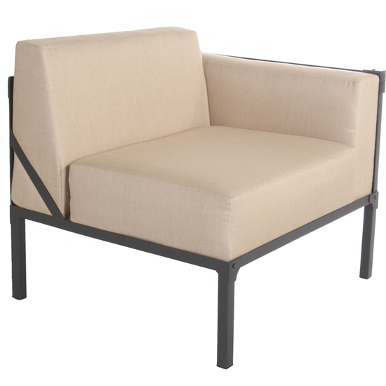 Creighton Left Sectional Chair Replacement Cushion - OW146-L
