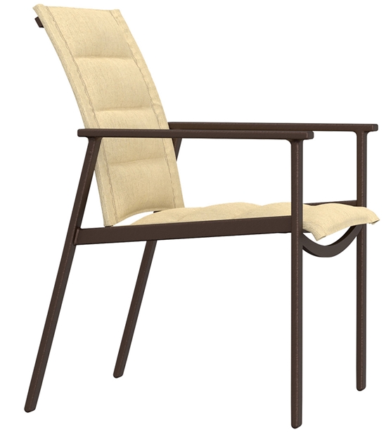 Marin Padded Sling Dining Arm Chair