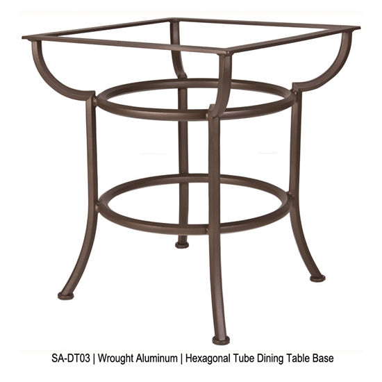42" Square Porcelain Tile Top Dining Table - P4242SQ-XX-DT03