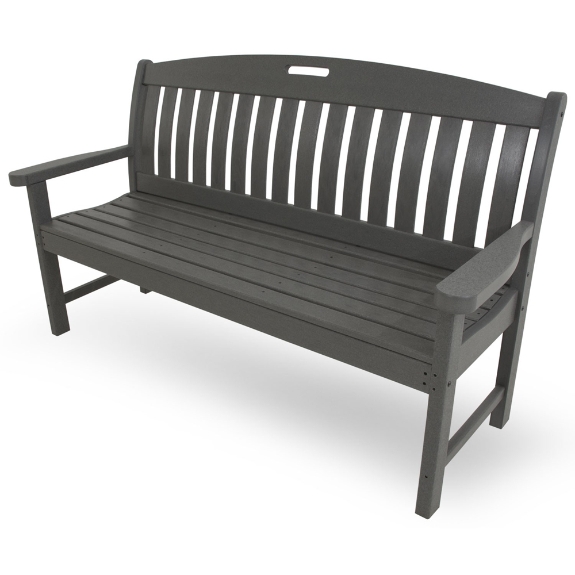 POLYWOOD® Nautical 60 inch Long Bench | NB60