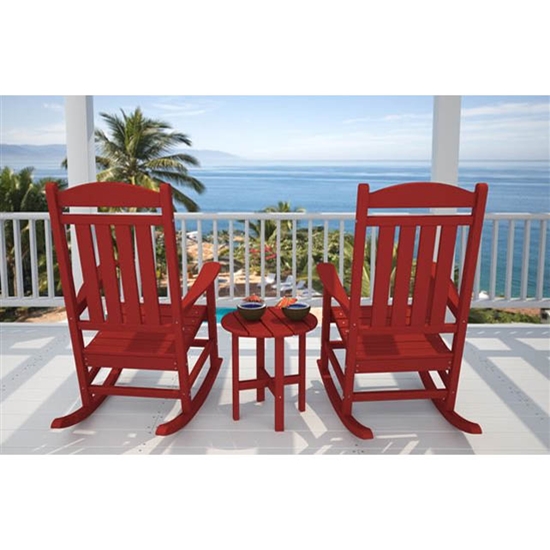 Presidential Rocking Chair Set with Round Table - PWS109-1