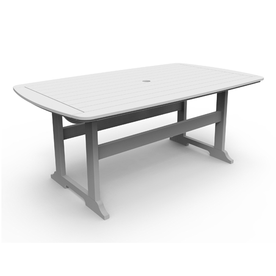 Seaside Casual Portmouth 72" x 42" Dining Table