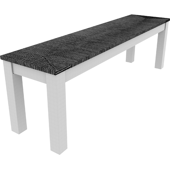 Seaside Casual Greenwich 60" Woven Dining Bench