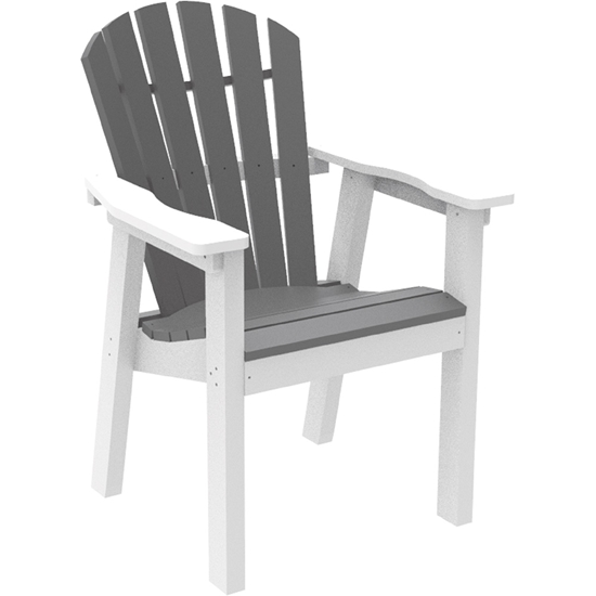 Seaside Casual Adirondack Shellback Dining Chairs