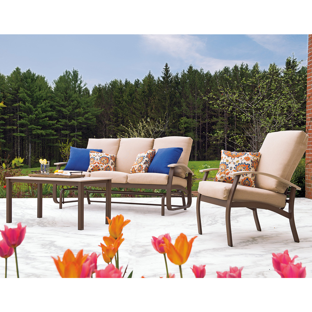 Telescope Casual Belle Isle Cushion 3-Seat Glider | B050