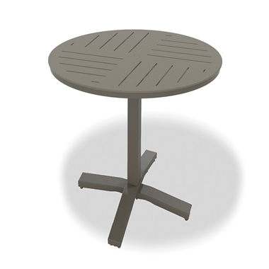 Telescope Casual MGP Dash 42" Round Bar Height Table with Pedestal Base - 40.5"H - T120D-4X20