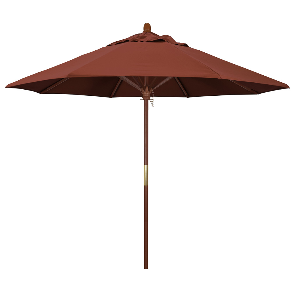 9 foot patio table umbrella Kingdom 9FT Patio Outdoor Umbrella w/Push Button Tilt and Crank, 8 Sturdy Ribs, UV Resistant Waterproof Market Umbrella for Pool, Deck, Backyard, Garden, Apple Green : Patio 32 LED bulb lights are set into the ribs of the umbrella to create a romantic mood at night after storing solar energy during the day California Umbrella Grove Series 9'