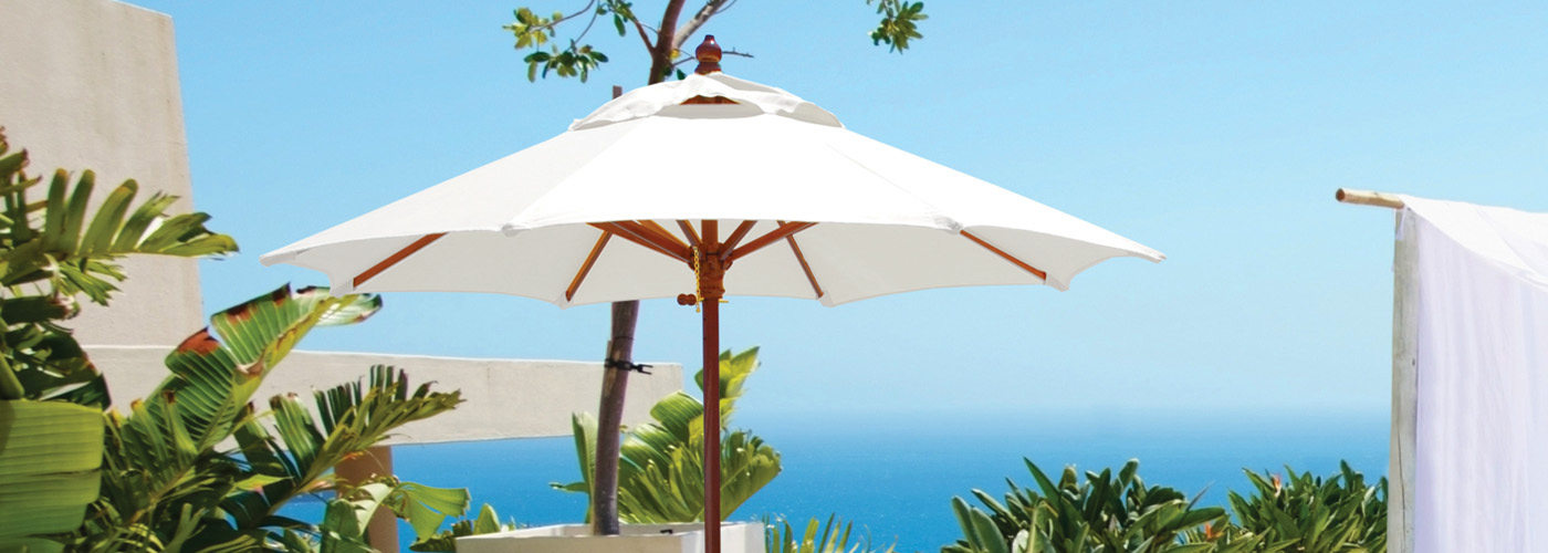 Galtech Wood Market Umbrellas