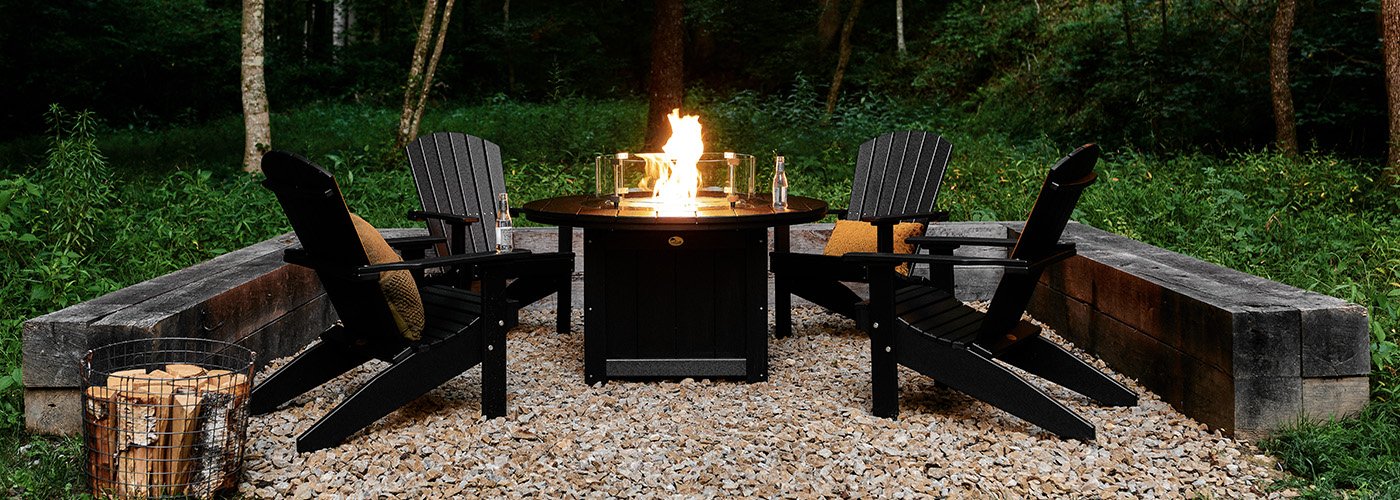 LuxCraft Premium Poly Furniture Fire Tables Collection