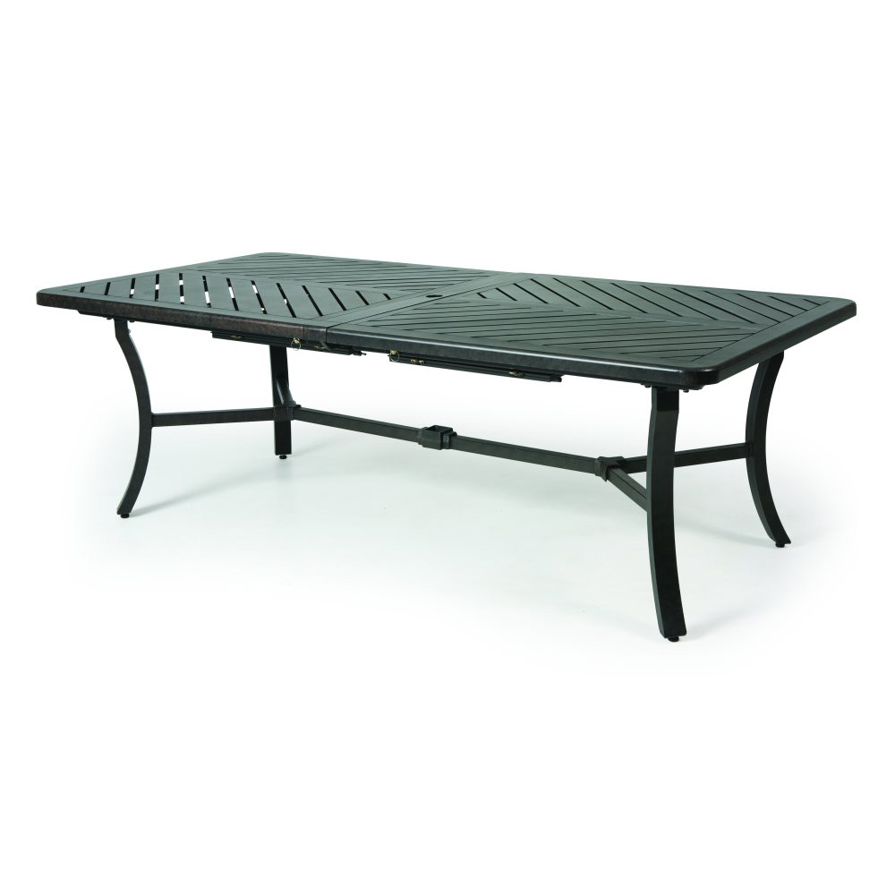 Mallin Fulton Rectangular Extension Umbrella Table - 86