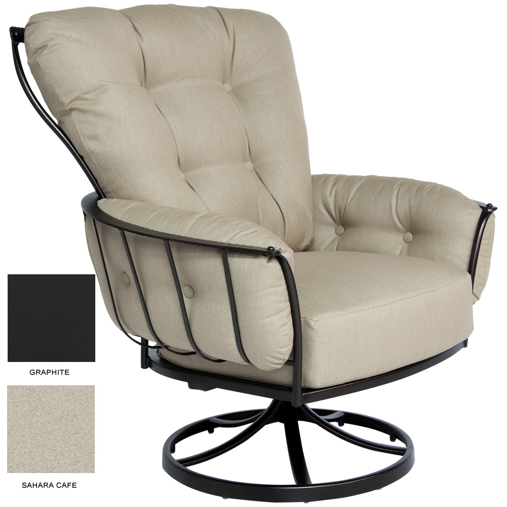 OW Lee Quick Ship Monterra Swivel Rocker - Graphite with Remy Sand