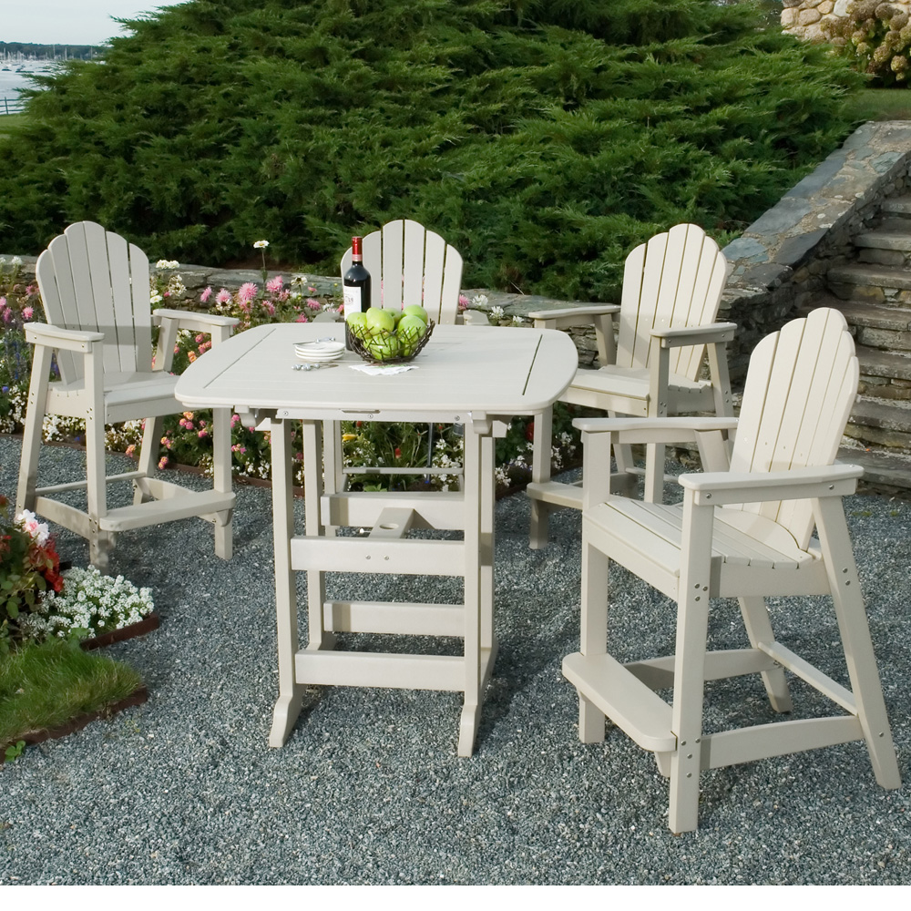 Seaside Casual Classic Adirondack Bar Set for 4 | SC-CLASSIC-SET12
