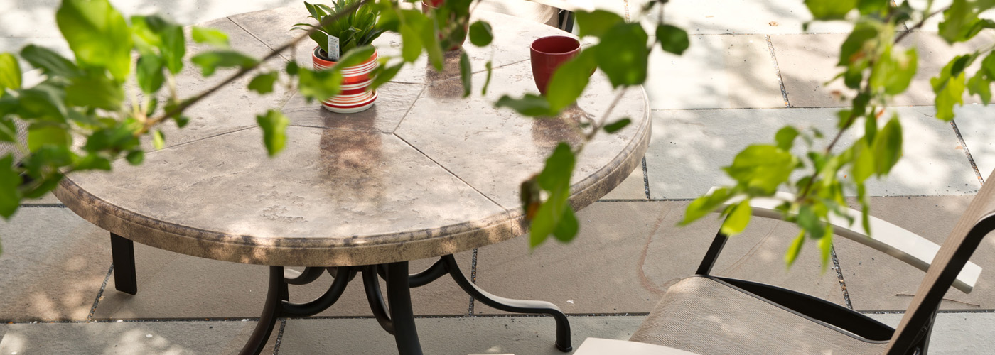 Telescope Casual Synthestone Patio Tables
