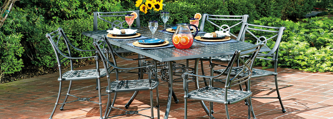 Vintage Woodard Wrought Iron Patio Furniture 