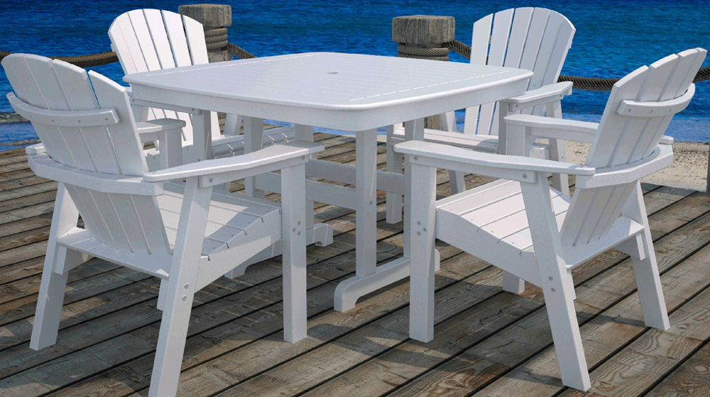 PolyWood Seashell Adirondack