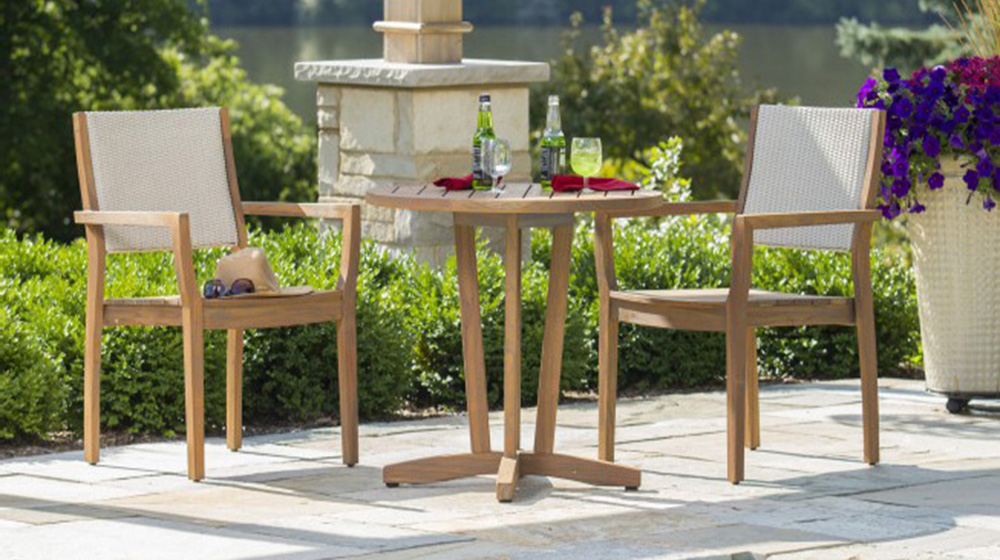 Lloyd Flanders Teak Dining Set