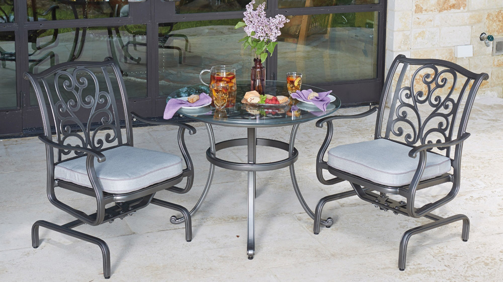 Woodard New Orleans 3 Piece Bistro Set