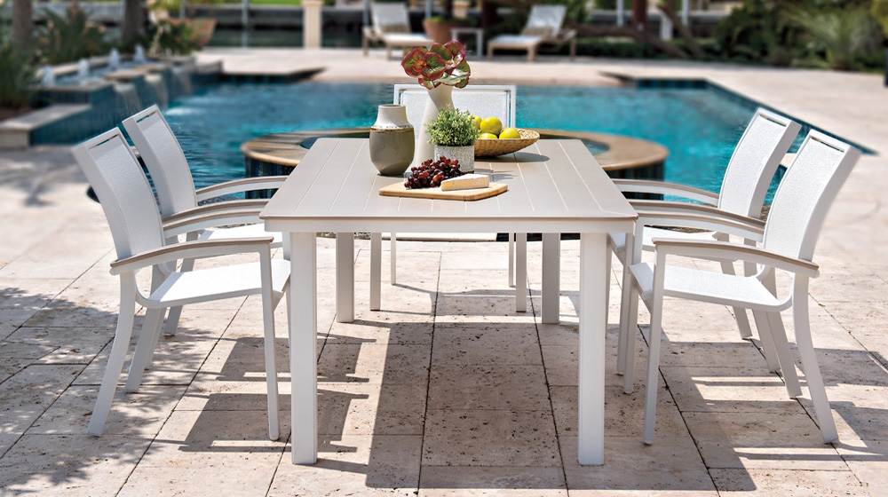Telescope Casual Bazza MGP Sling 7 Piece Dining Set