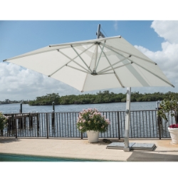 Bambrella Hurricane Aluminum Cantilever 10 x 13 Umbrella