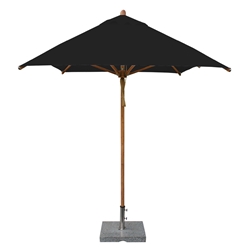 Bambrella Levante 6.5 x 10 Rectangle Umbrella with 2" Pole