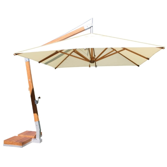Bambrella Sidewind 8 and a half by 11 and a half foot Umbrella - 25mX35m-REC-SW