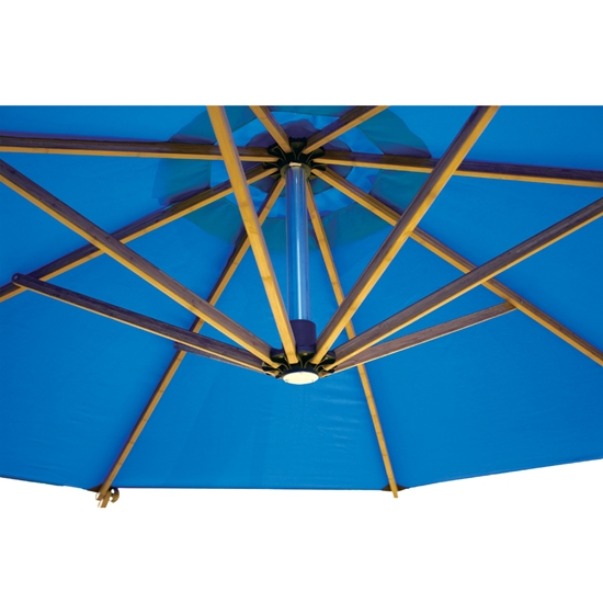 Sirocco Sidewind 10' Round Cantilever Umbrella - 30m-R-SW-S