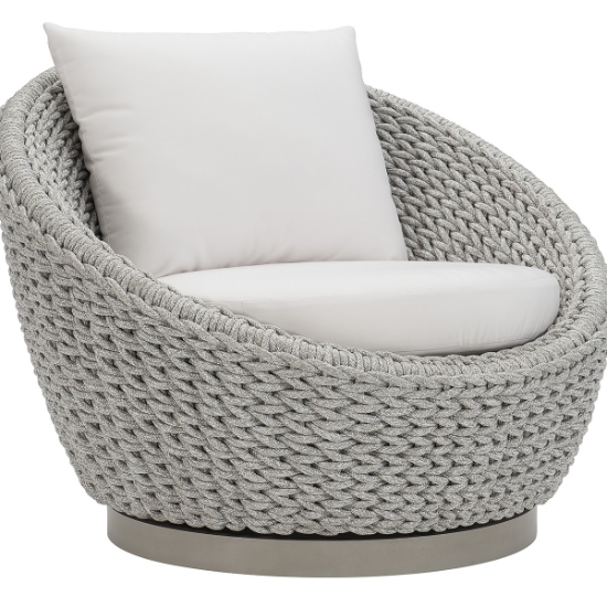 Savaii Outdoor Swivel Chair side