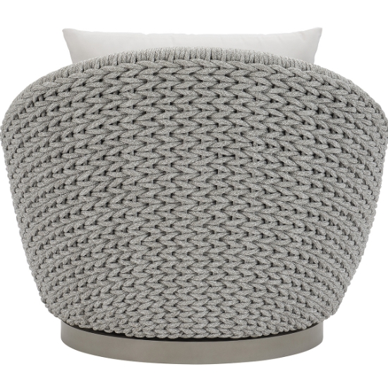 Savaii Outdoor Swivel Chair back