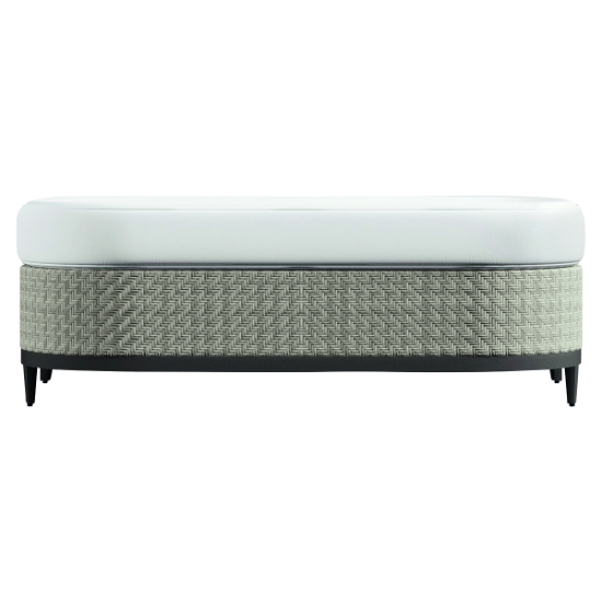 Captiva Outdoor Ottoman front