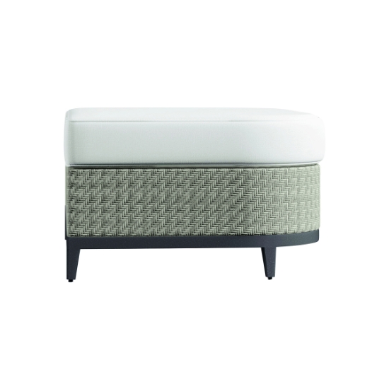 Captiva Outdoor Ottoman side