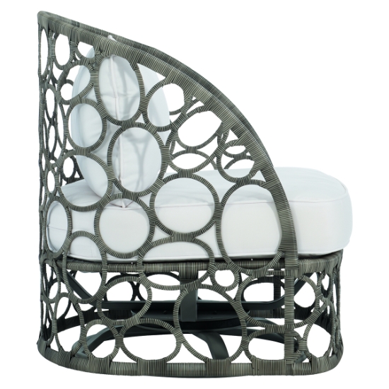 Bali Outdoor Swivel Chair side