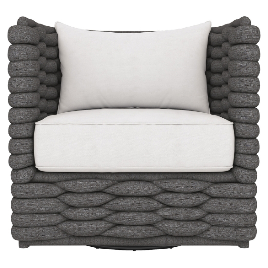 Wailea Outdoor Swivel Chair front