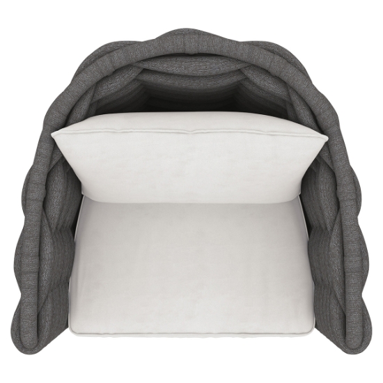 Wailea Outdoor Swivel Chair top