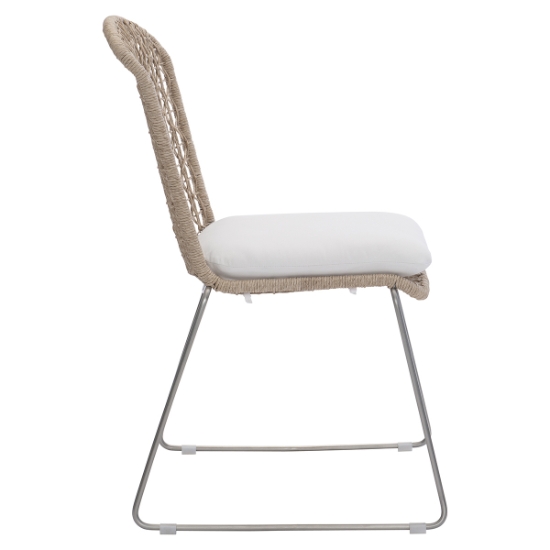 Carmel Dining Side Chair with Seat Pad side