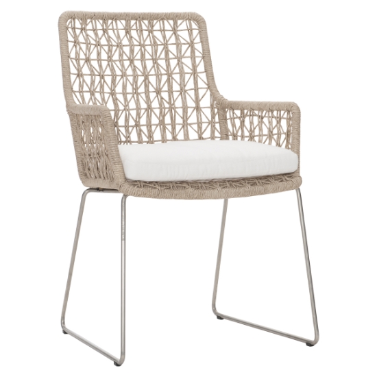 Bernhardt Carmel Dining Arm Chair with Seat Pad - K1951