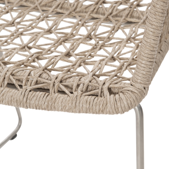 Carmel Dining Arm Chair wicker detail