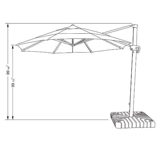 aluminum frame umbrella