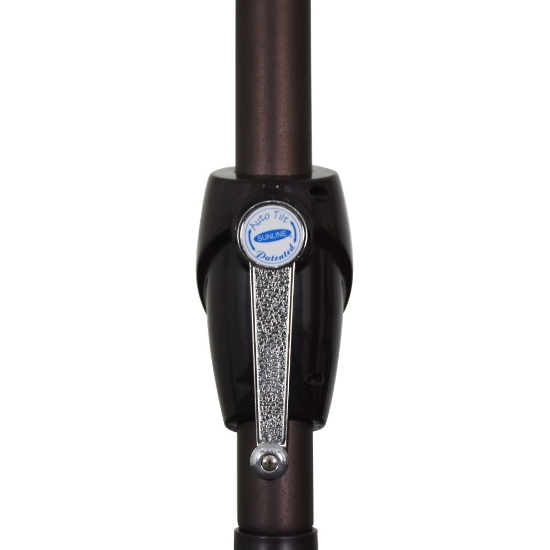Aluminum umbrella pole