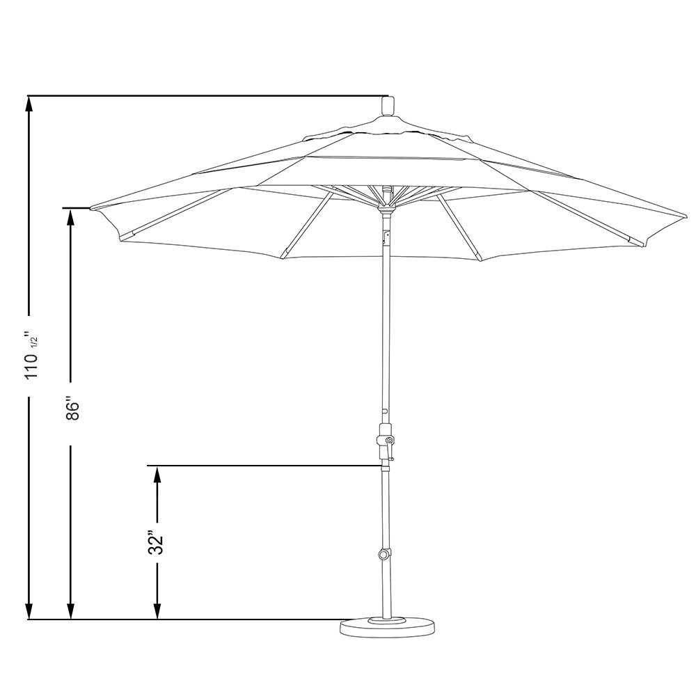 aluminum frame outdoor umbrella