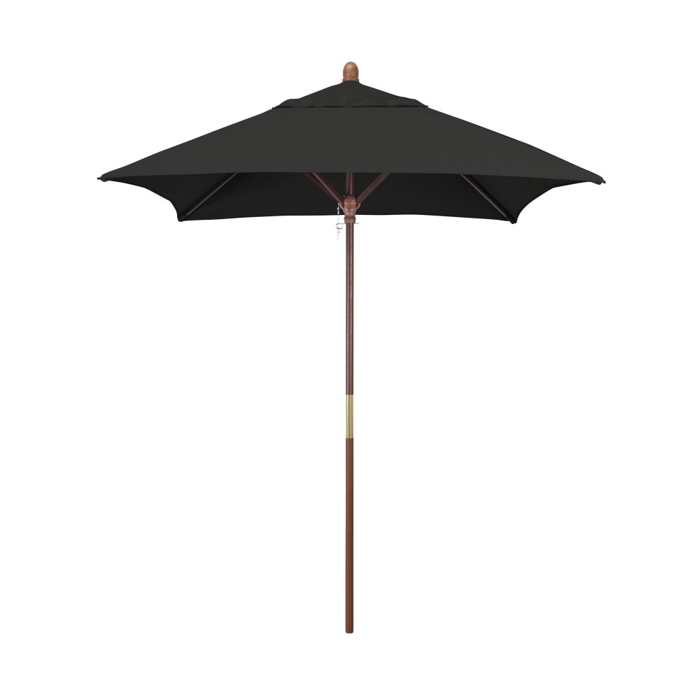 are any patio umbrellas made in usa Fiberbuilt 7.5' Hex Garden Umbrella 6 Rib Push Up Champagne Bronze with Beige Vinyl Coated Weave Canopy meet the needs of outdoor leisure life. California Umbrella Grove Series 6'