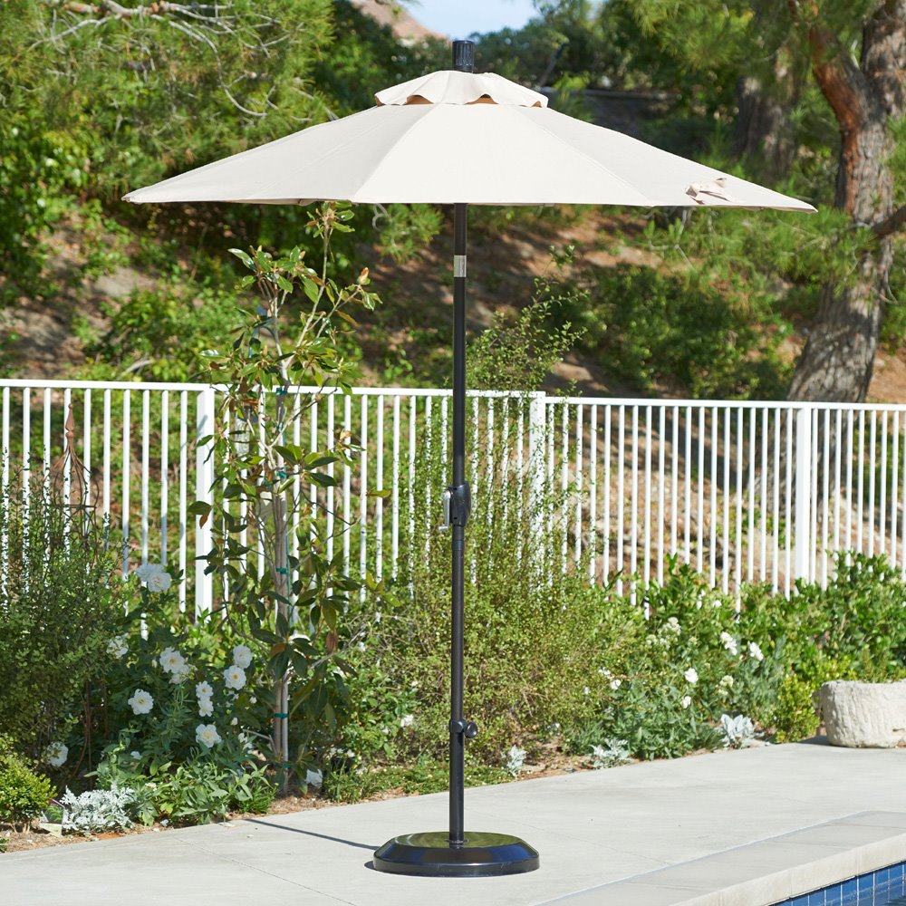 0 sundale outdoor 10 feet outdoor aluminum patio umbrella Olilawn 10ft Outdoor Patio Umbrella with Upgraded Yarn-dyed Fabric  OL-HT032(UPC779657329511)