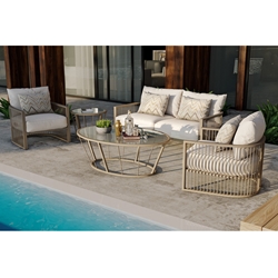 Castelle Avenue Modern Outdoor Furniture Set - CS-AVENUE-SET1