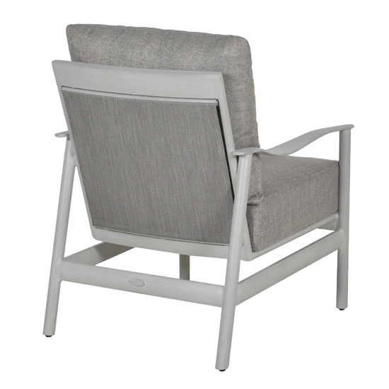 Barbados Cushioned Lounge Chair back angle