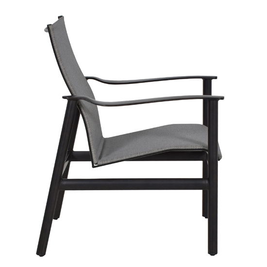 Barbados Sling Dining Chair side view