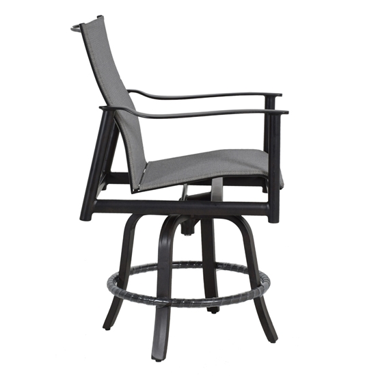 Barbados Sling Counter Stool side view