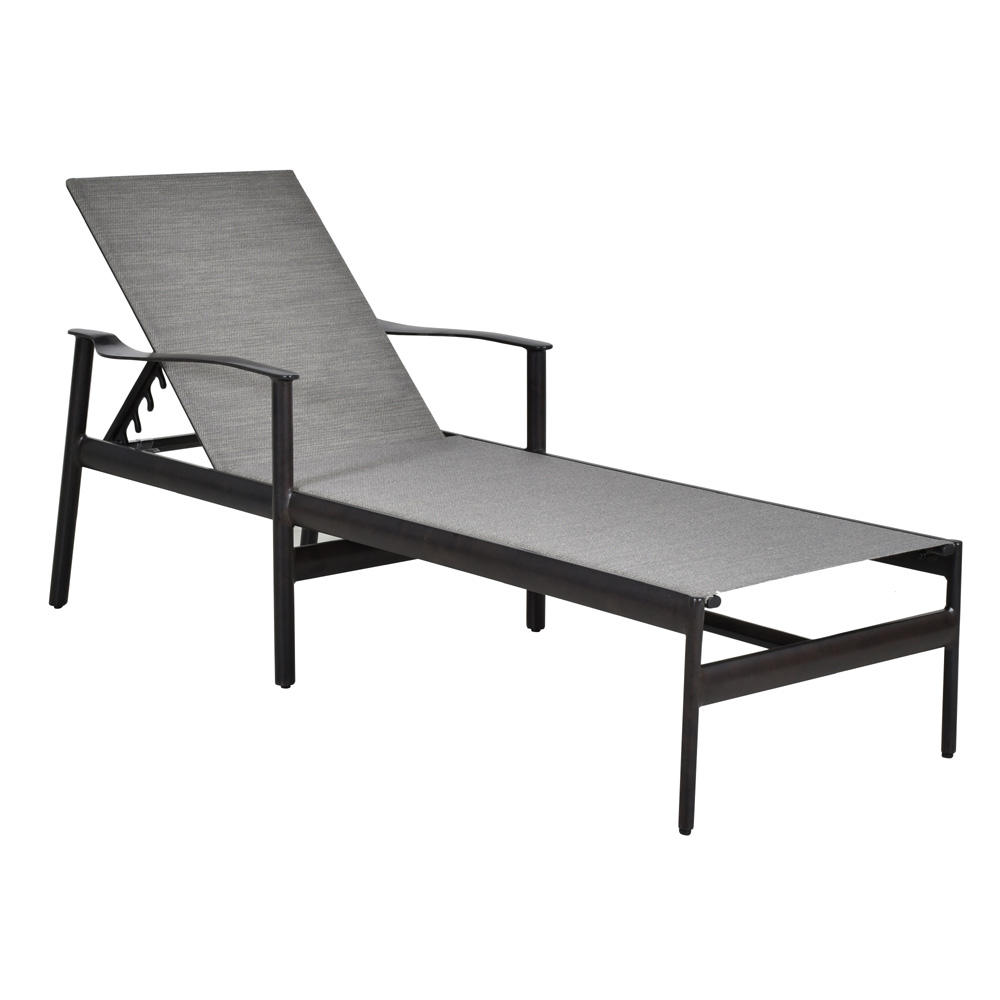 Castelle Barbados Padded Sling Chaise Lounge - 2A92S